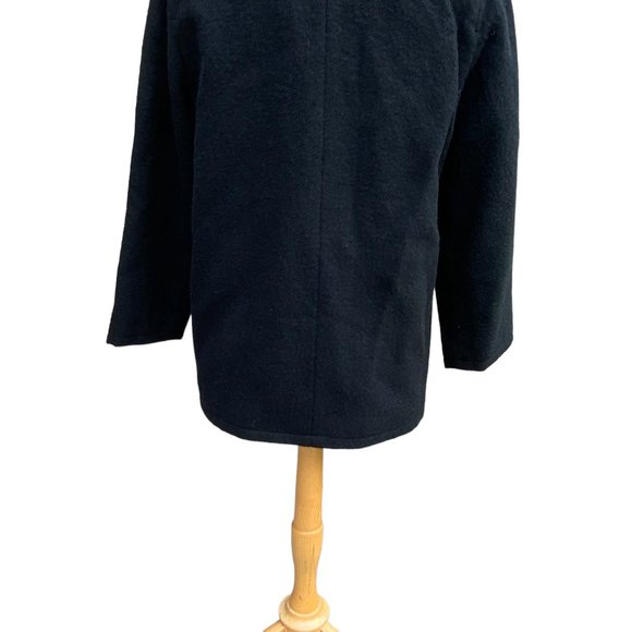 Vintage Harvé Benard Wool Alpaca Jacket Size 6 - Picture 7 of 10